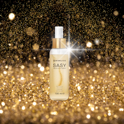 Spray scintillant pour le corps "SASY GOLD"